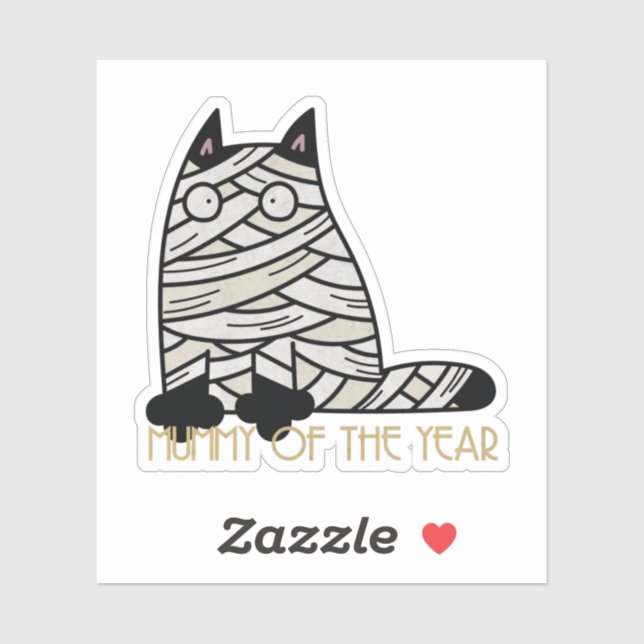 Halloween Pun: Mummy of the Year (Sheet)