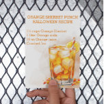 Halloween Punk Drink Recipe Parties Postcard<br><div class="desc">This design may be personalised in the area provided by changing the photo and/or text. Or it can be customised by clicking Personalise this Template and then choosing the click to customise further option and delete or change the colour of the background, add text, change the text colour or style,...</div>