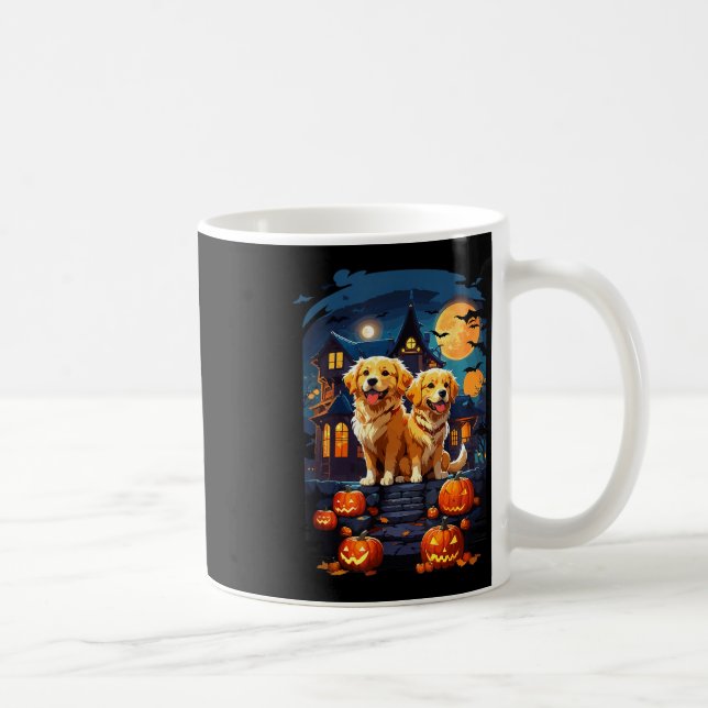 Halloween puppies  coffee mug (Right)