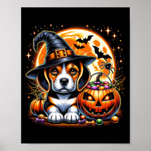 Halloween Puppy Dog T-Shirt1 Poster