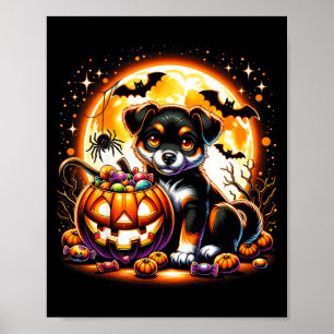 Halloween Puppy Dog T-Shirt4 Poster