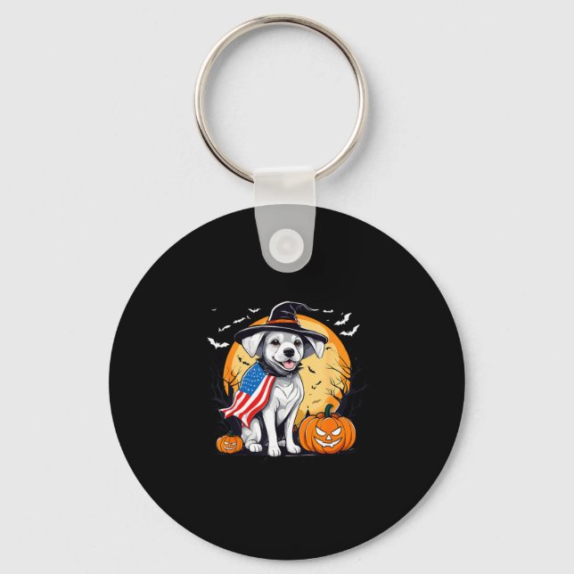 Halloween puppy  key ring (Front)