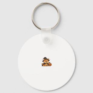 Halloween Puppy Love � Kawaii Dog Art Classic T-Sh Key Ring