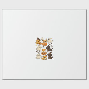 Halloween Puppy Love � Kawaii Dog Art Classic T-Sh Wrapping Paper