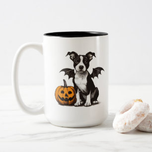 Halloween Puppy Two-Tone Coffee Mug