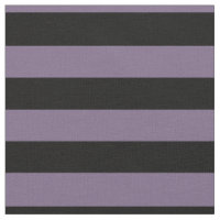 Halloween Purple and Black Bold Stripes Fabric