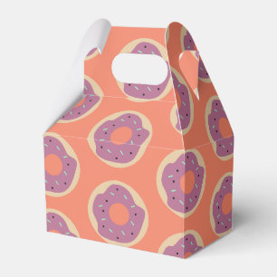 Halloween Purple Doughnut Birthday Favour Box