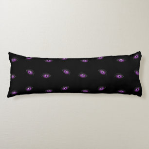 Halloween, Purple Eyes, Trick Or Treat, Boo Body Cushion