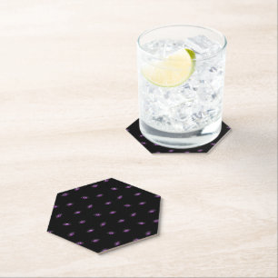 Halloween, Purple Eyes, Trick Or Treat, Boo Paper Coaster