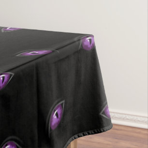 Halloween, Purple Eyes, Trick Or Treat, Boo Tablecloth