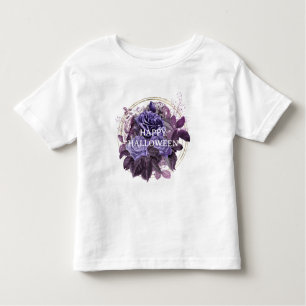 Halloween Purple Gothic Roses  Toddler T-Shirt