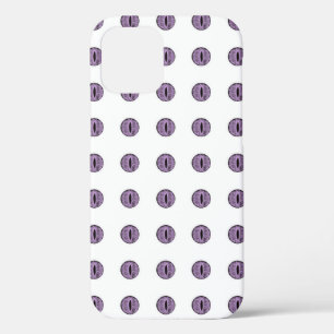 Halloween Purple Polka Dot Eyes iPhone 12 Pro Case