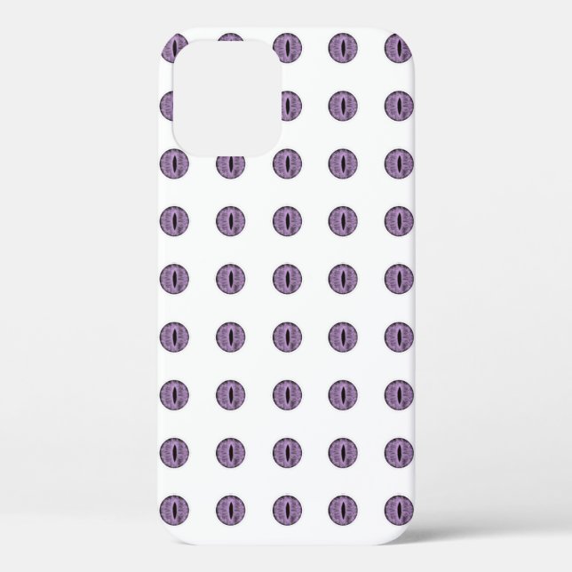 Halloween Purple Polka Dot Eyes Case-Mate iPhone Case (Back)
