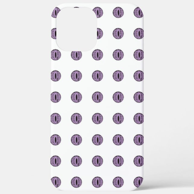 Halloween Purple Polka Dot Eyes Case-Mate iPhone Case (Back)