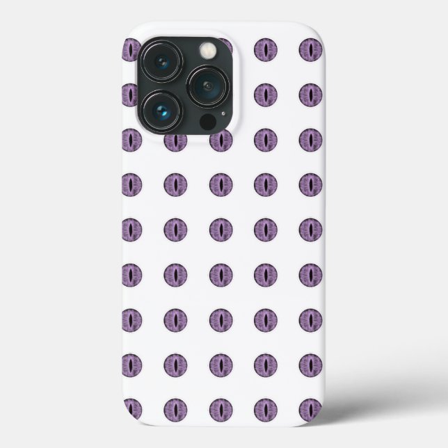 Halloween Purple Polka Dot Eyes Case-Mate iPhone Case (Back)