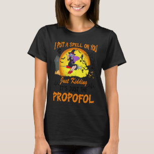 Halloween Quarantine Witch I Put A Spell On You Pr T-Shirt