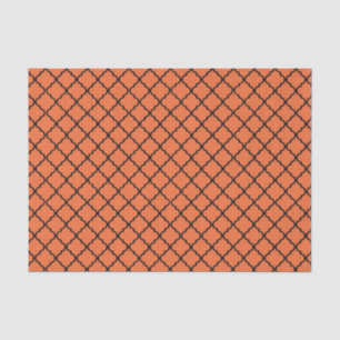 Halloween quatrefoil tissue paper gift bag stuffe