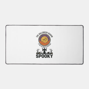 Halloween Queen Little Miss Retro Witch_1 Desk Mat