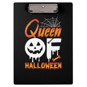 Halloween Queen Of Halloween Clipboard