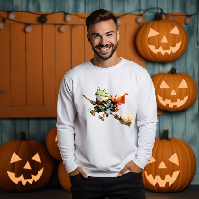 Halloween Quirky Frog Sweatshirt (Creator Uploaded)