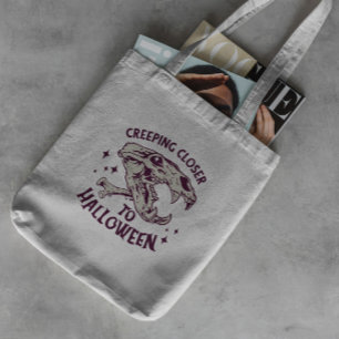 Halloween Quote Animal Skull Tote Bag