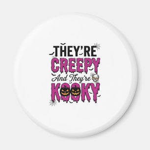 Halloween Quote Creepy Kooky Spooky Vintage_1 Magnet