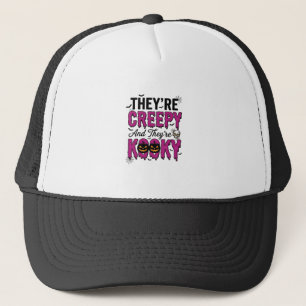 Halloween Quote Creepy Kooky Spooky Vintage_1 Trucker Hat