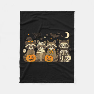 Halloween Raccoon Costumes Ghost Witch Mummy Men W Fleece Blanket