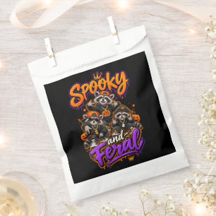 Halloween Raccoons Spooky Feral Favour Bag