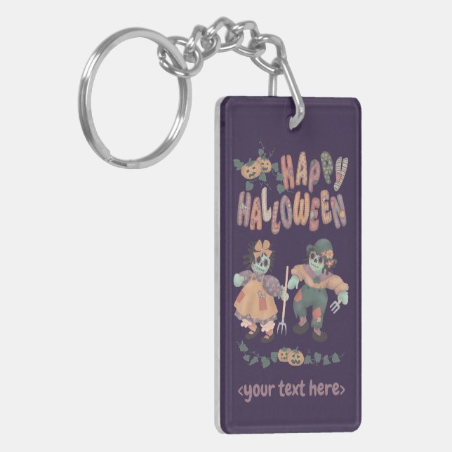Halloween Rag Doll Zombies (4) - Key Ring (Front Left)