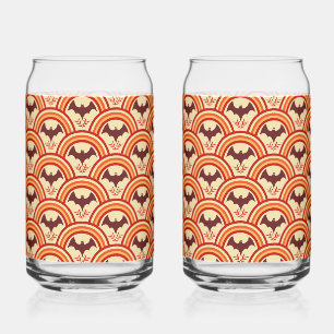 Halloween Rainbow Can Glass