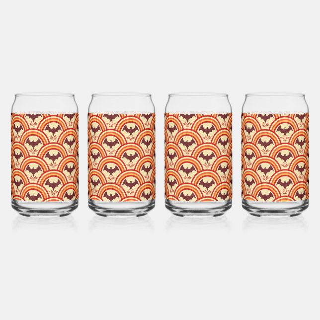 Halloween Rainbow Can Glass (Front)