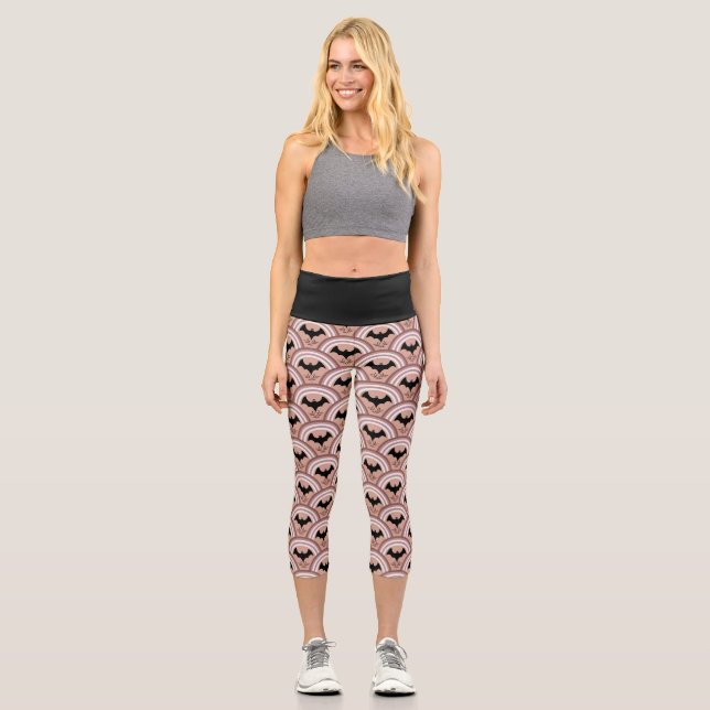 Halloween Rainbow Capri Leggings (Front)