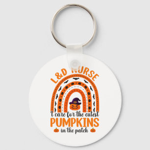Halloween Rainbow Landd Nurse I Care The Cutest Pu Key Ring