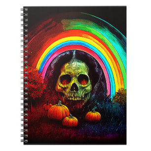 Halloween Rainbow Of Evil Notebook
