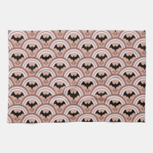 Halloween Rainbow Tea Towel