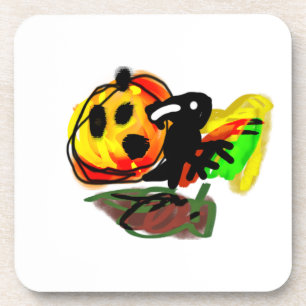 Halloween raven coaster