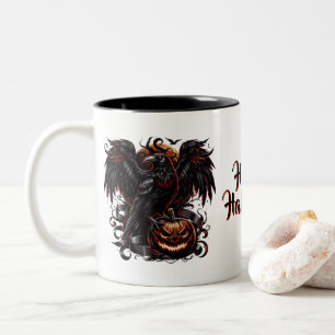 Halloween Raven Coffee Mug
