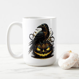 Halloween Raven Coffee Mug