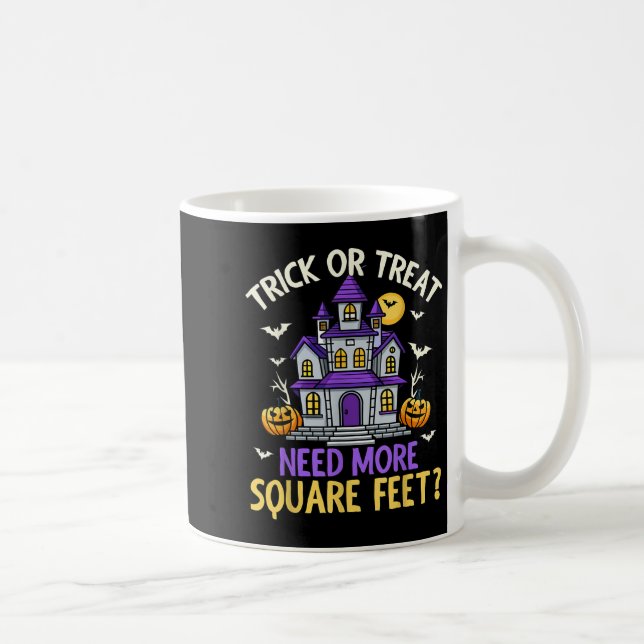 Halloween Real Estate Agent Broker Funny Realtor M Coffee Mug (Right)