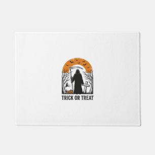 Halloween Reaper Trick Or Treat Vintage Spooky_1 Doormat