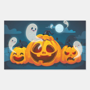 Halloween Rectangular Sticker