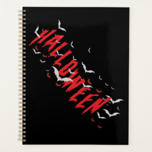 Halloween Red Scary Eyes Planner