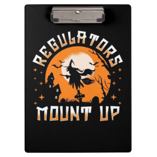 Halloween Regulators Mount Up Clipboard