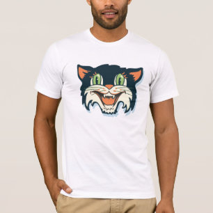 Halloween Retro Black Cat t-shirt
