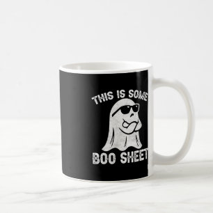 Halloween Retro Boo Ghost This Is Some Boo Sheet Coffee Mug