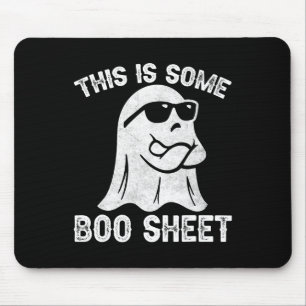 Halloween Retro Boo Ghost This Is Some Boo Sheet  Mouse Pad