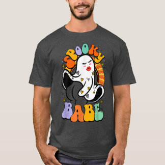 Halloween Retro Ghouls Ghoul Babe Spooky Babe Funn T-Shirt