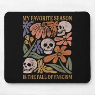 Halloween Retro My Favourite Season Is The Fall Of Mouse Pad