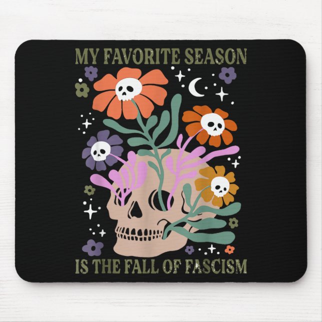 Halloween Retro My Favourite Season Is The Fall Of Mouse Pad (Front)